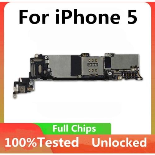 Motherboard For IPhone 5 16GB Mainboard For IPhone 5 Logic Mother Boards Full Working Unlocked with IOS System