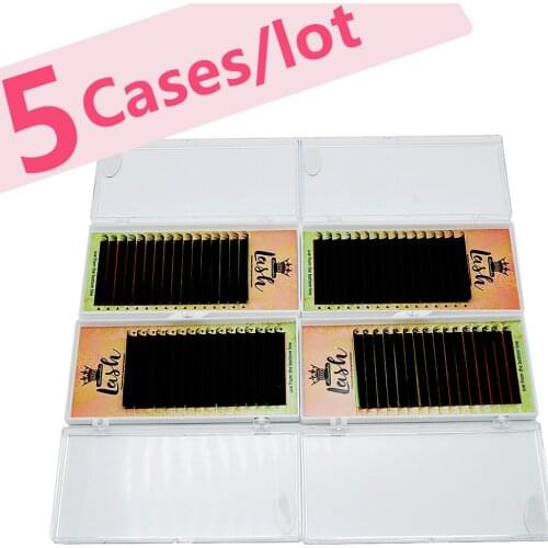 MASSCAKU Handmade False Eyelash faux Mink eyelash extension all size 16 rows hand-making premium mink false eyelash extensions