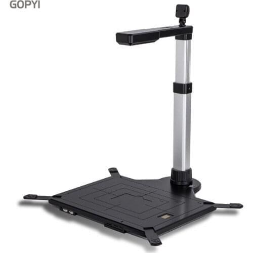 GOPYI BK54 Portable 10 Mega-pixel High Definition Book Scanner Capture Size A4 Document Camera for File Recognition Scanner