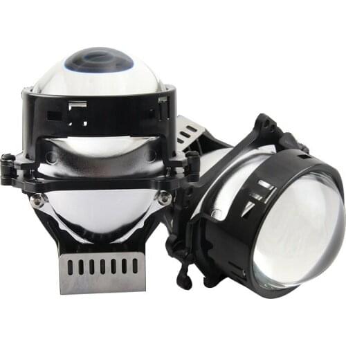 SANVI 3.0 V5 Car Bi LED Projector Lens headlight 35W 5500K Auto LED Projector Lens Headlamp With Hella 3r Bracket Light Retrofit