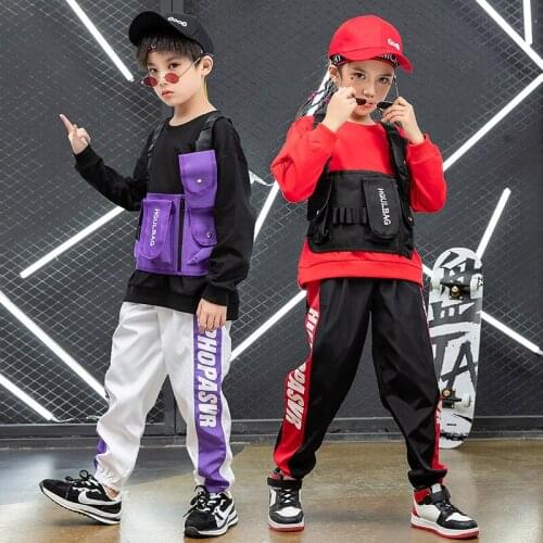 Kids Competitions Hip Hop Clothing Loose Sweatshirt Streetwear Summer Shorts For Girls Boys Concert Jazz Dance Show Costume