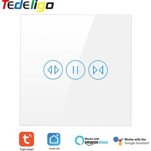Tuya Smart Switch Roller blinds for window Home Automation Roller Shutter Curtain Motor Electric Control , Google Home Alexa