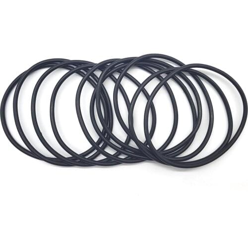10Pcs Black Rubber Sealing Ring / Chain Dentate Strip Conveyor Belt for Jewelry Rotary Tumbler Accessories
