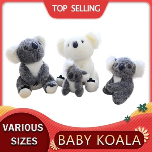 17cm Kawaii Koala Plush Small Koala Bear Plush Toys Adventure Koala Doll Birthday Christmas Gift Super Cute stuffed animals