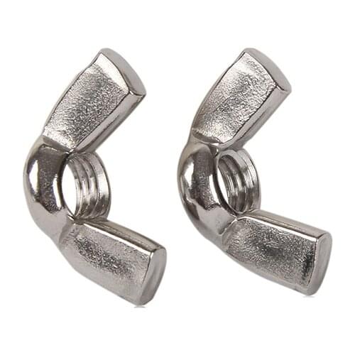 3pcs to 20pcs DIN315 M3 M4 M5 M6 M8 M10 M12 3014 Stainless Steel Hand Tighten Nut Butterfly Ingot Wing