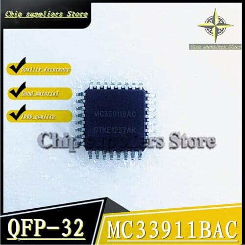 5PCS) MC33911BAC QFP-32 Fragile chips for automobile glass elevators 100% New and original