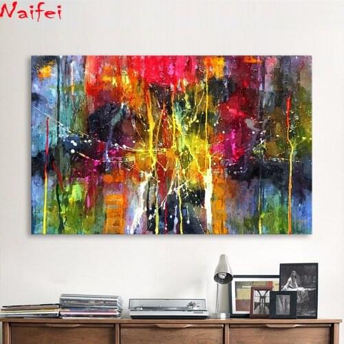 Abstract Painting Colorful Diy diamond painting for Living Room Office Bedroom Modern 5d full Square/round diamond embroidery