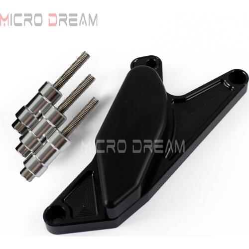 CNC Aluminium Engine Case Stator Cover Slider Protector Black for Suzuki B-King B King 2008-2013