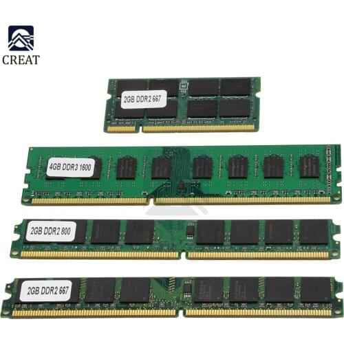 DDR2 2GB RAM Meomory 667MHz 1.8V PC2-5300 240Pin Desktop Memory for AMD Motherboard Computer