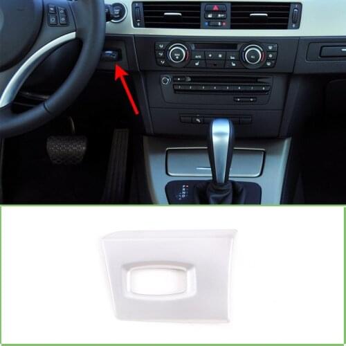 For BMW 3 Series E90 E92 2005-2012 ABS Car Engine Start Keyhole Decorative Frame Car Interior Accessories