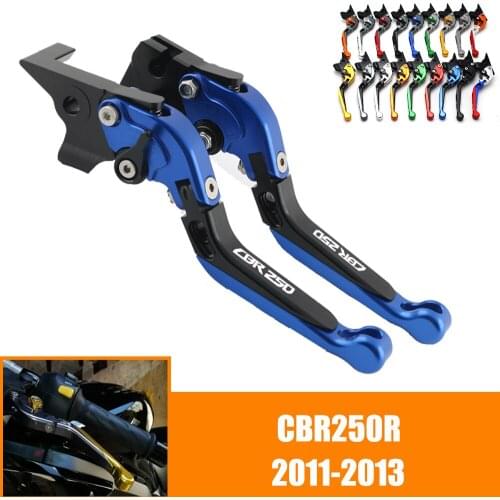 For HONDA CBR 250R CBR250R 2011 2012 2013 11 12 13 CNC Motorcycle Adjustable Brake Clutch Lever Levers Folding