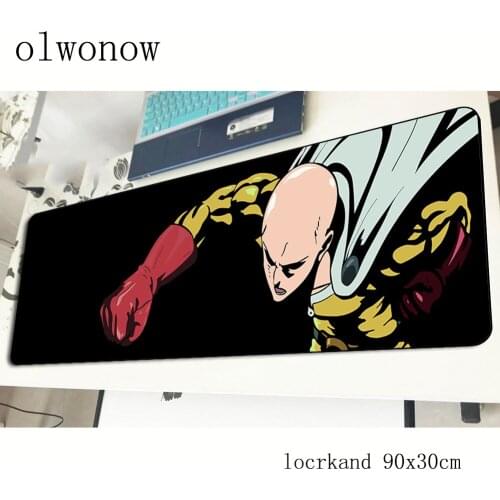 ONE PUNCH-MAN mouse pad 900x300x3mm big mousepads gaming mousepad gamer High quality personalized mouse pads keyboard pc pad