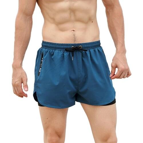 Mens Beach Pants Can Be Loose In The Water Large Size Boxer Stretch Lining Swimming Hot Spring Three-Point Shorts Fashion