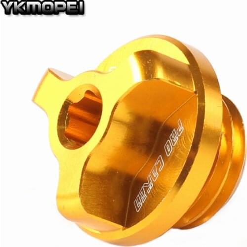 New CNC Engine oil filter Plug Bolts For ZONGSHEN NC250 HUAYANG T6 K6 J5 motorcycle engine spare parts Free shipping