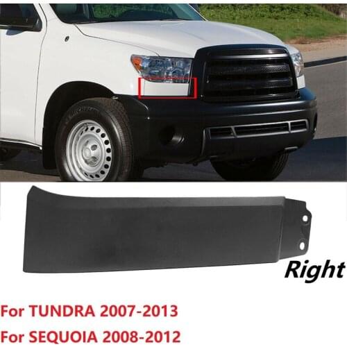 Front Bumper Fender Extension Grille Headlight Filler Trim Panels for Toyota - 2007-2013 Sequoia 2008-2017