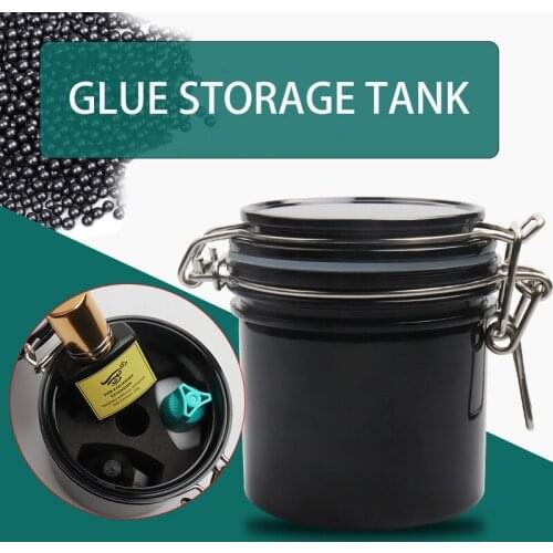 Grafting Eye Lash Glue Storage Tank Glue Storage Box Delayed Sealing Fresh-keeping Dehumidification Eyelash Beauty Tools
