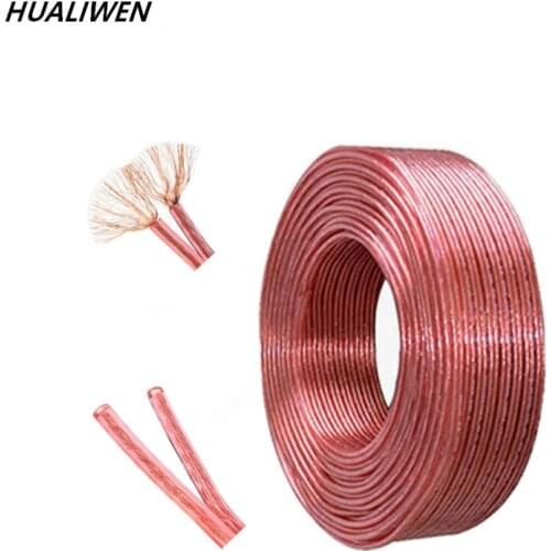 Professional audio cable 69 core * 2 stocks, gold and silver 300 speaker wire fever speaker wire copper clad aluminum