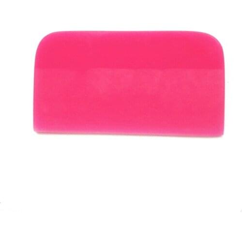 50LC Pink Scraper Soft Rubber Squeegee Tint Tools Glass Water Wiper Car Styling Tool