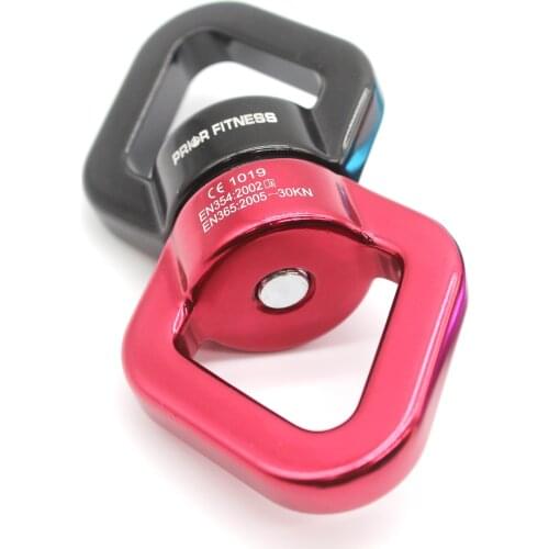 PRIOR FITNESS 30KN Swivel for Aerial silk yoga sling Climbing Swivel Rope Rotational Device