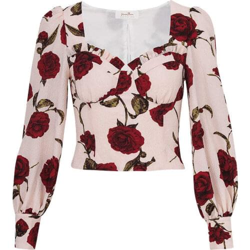 Shzxssfy Printed Blouses