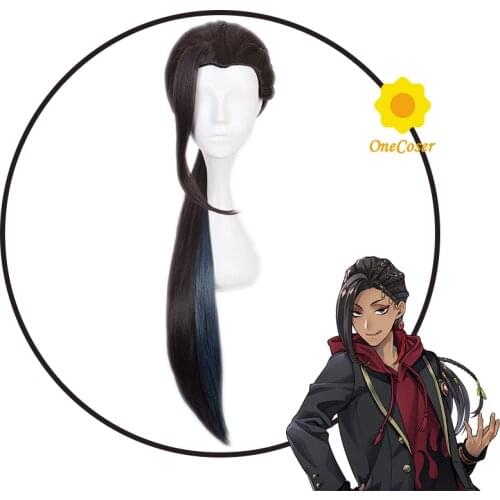 Twisted Wonderland Jamil Viper Cosplay Long Wig Braids +Free Wig Cap Synthetic Hair Halloween Party Props Men Women