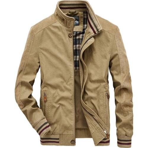 Winter Jacket Men Military Jackets Coats Stand Collar Plus Size M-5XL Windbreaker Mens Clothing Cotton Coat Men Chaquetas Hombre