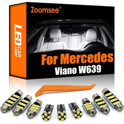 Zoomsee 100% canbus Error Free Vehicle LED Indoor Interior Dome Map Trunk Kit For Mercedes Benz Viano W639 (2003-2015)