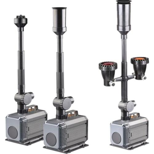 55W Fish pond landscaping pump, pond fountain pump, HQB-2503 multi nozzle large flow Farm koi pond fountain pump