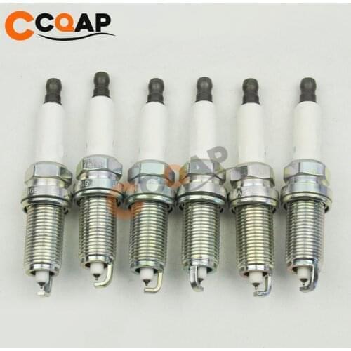 6pcs/lot Spark Plug For BMW E87 E90 E93 E60 F10 525i 523i 528i 530i E84 E83 F25 E70 X1 X3 X5 Z4 OE 12120037663 02
