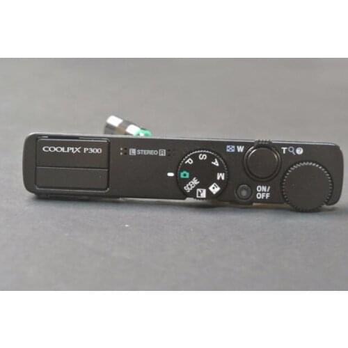 90%new For Nikon P300 Top Cover With Flash+Shutter Button+Capacitor Repair Part