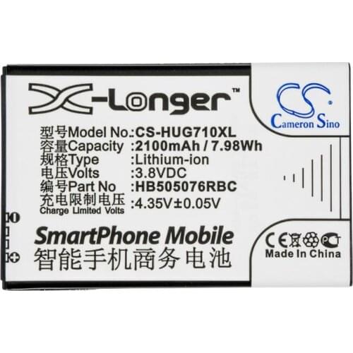 Cameron Sino 2100mah battery for HUAWEI A199 Ascend G606 G610 G610C G610S G610T G700 G700-T00 G700-U00 G710 G716-L070 Y3 2 3G