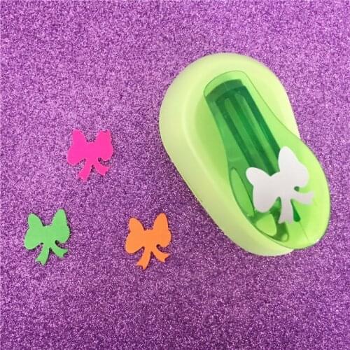 Free Ship 1 inch Bow tie shaped EVA foam hole punch cravat paper cutter for card handmade DIY scrapbook tie craft punch machine