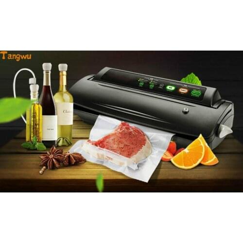 Free shipping commercial fully automatic vacuum packaging machine household food vacuum machine sealing machine NEW