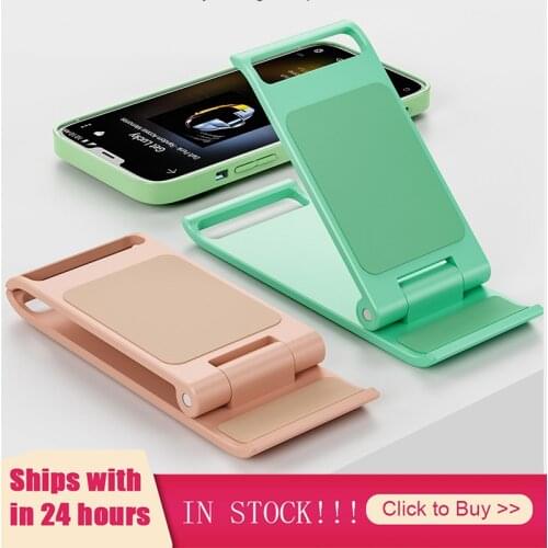 Phone Holder Stand Moblie Phone Support For IPhone Xiaomi Samsung Huawei Tablet Holder Desk Cell Phone Holder Stand