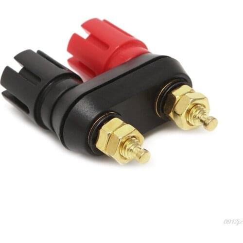 Dual 4mm Banana Plug Jack Socket Binding Post for Speaker Amplifier Terminal Connectors Terminals C90A New Drop ship