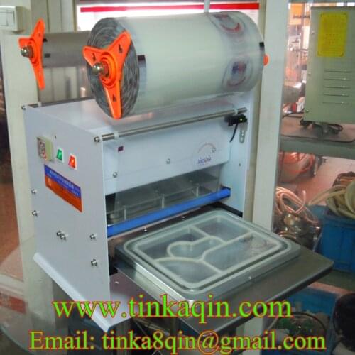 FGJ-F1-1 Semi-automatic lunch box sealing machine Takeaway packing box Sealer Food tray sealing machine PET fruit box Sealer