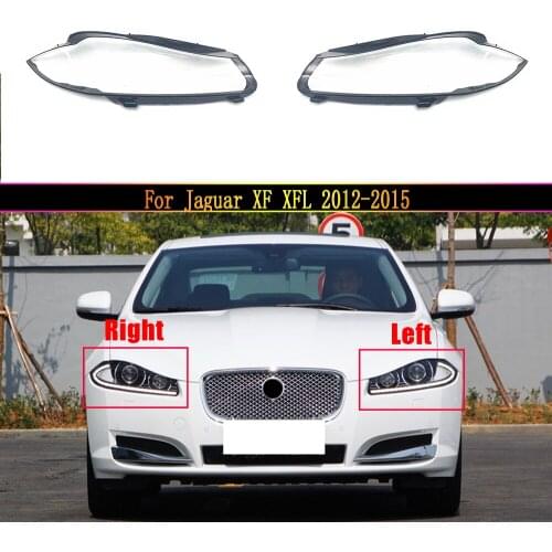 Car Headlight Cover for Jaguar XF XFL 2012 2013 2014 2015 Headlamp Lens Replacement Auto Shell