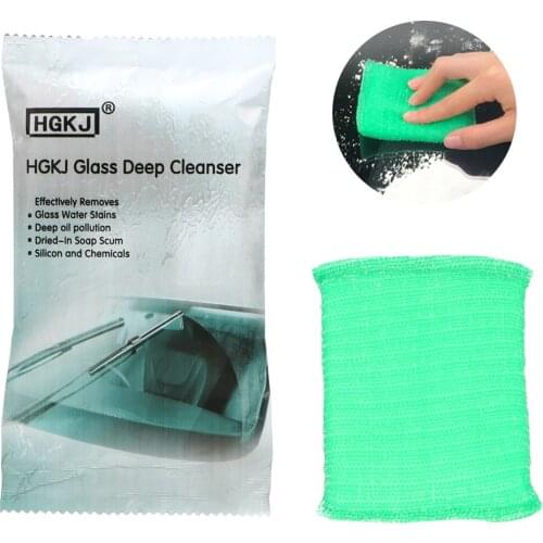LEEPEE HGKJ Scratches Repair Care Remove Oil Film Car Surface Cleaning Magic Sponge Car Window Windshield Cleaning Accessries