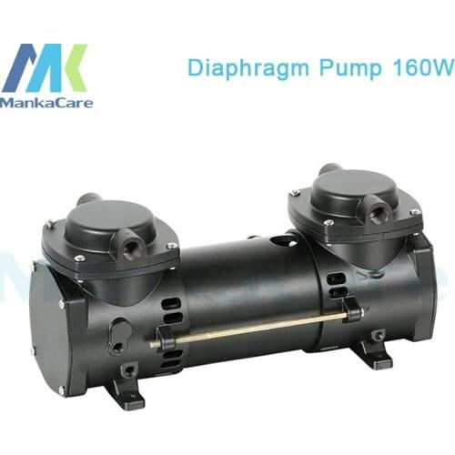 Manka Care - 12V(DC) 70L/MIN 160W Mini Diaphragm Vacuum Pump /Silent Pumps/Oil Less/Oil Free/Compressing Pump