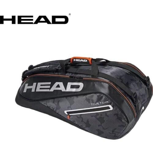 Multi-function HEAD Tennis Backpack 9Pack Tour Team Limited Edition Tenis Shoes Clothes Bag Poly TPE Squash Tenis Racket Handbag