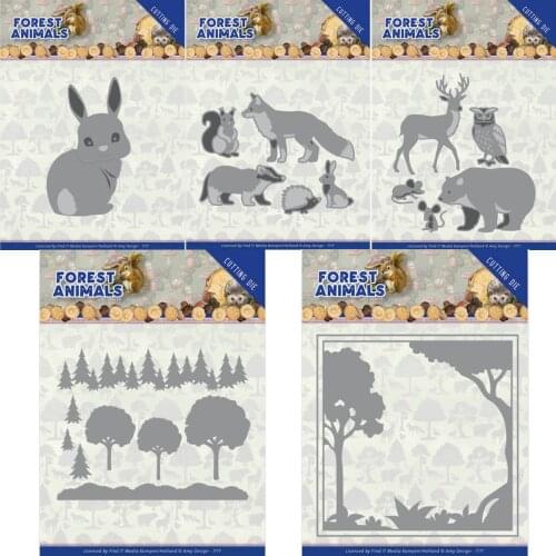 MT Craft Forest animals series Metal Cutting Dies Stencils Scrapbook Photo Album Decorative Embossing Paper Card Crafts Die Cuts