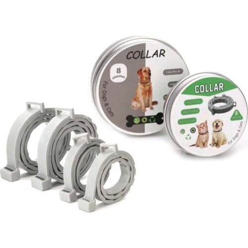 2pcs Pet Insect Repellent Collar Dogs Cats Drive Away Flea Tick Collar Pet Adjustable Dog Collar for Small Dogs Pets Accessories