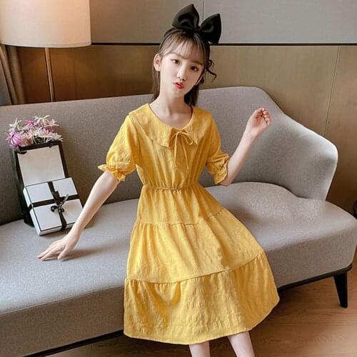 Teenage girl dress wholesale kids dresses 4-13year