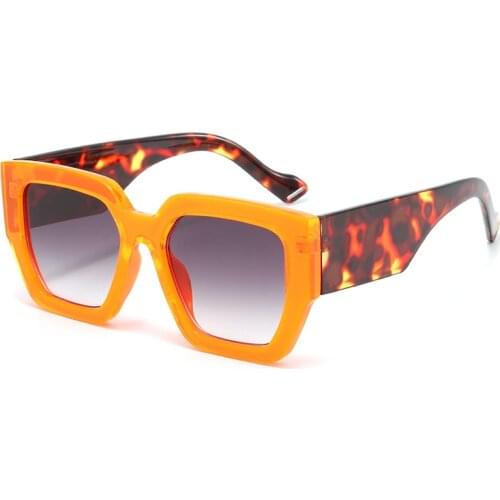 Square Sunglasses Women Fashion 2021 New Vintage Big Cat Eye Shades Men Brand Luxury Sun Glasses UV400 Oversized Eyewear Oculos