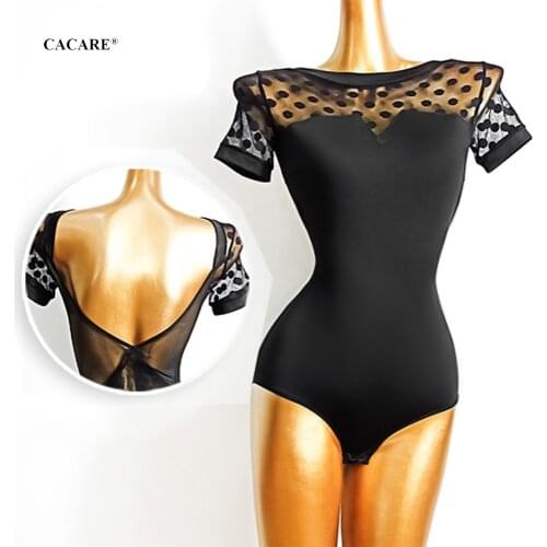 Leotard Bodysuit Skirt for Ballroom Dance Competition Dresses Waltz Tango Dance Dresses Standard Flamenco Costume Body D0767