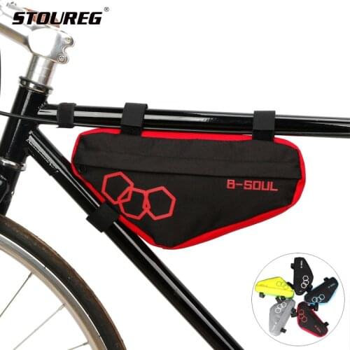 Cycling Triangle Bags, Waterproof Mountain Bike Bag, Riding Bike Cycling Front Tube Bag For Bicycle