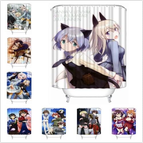 Musife Custom Brave Witches mountain Shower Curtain Waterproof Polyester Fabric Bathroom With Hooks DIY Home Decor