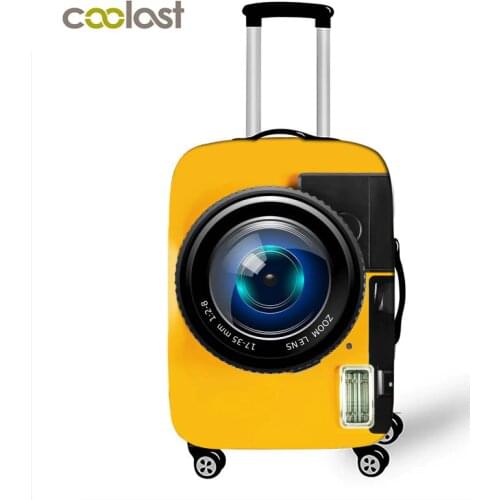 Camera pattern Print Luggage Protective Covers Travel Accessories Elastic anti-dust suitcase cover trolley case covers for 18-32