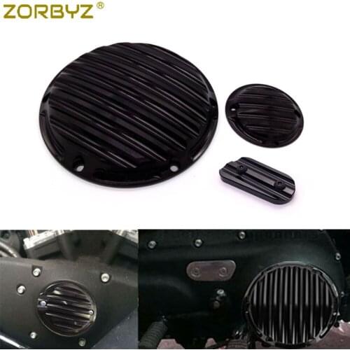 ZORBYZ Motorcycle CNC Derby Timing Timer Cover Inspection Cover For Harley Sportster XL883 XL1200 Custom Nightster 2004-2015
