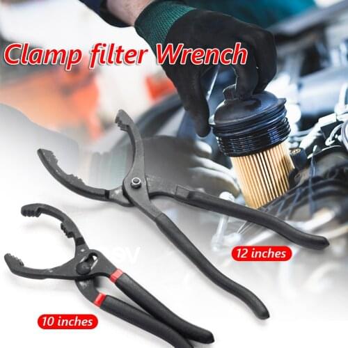 10 inch 12 inch Oil Filter Pliers Hand Tool Oil Filter Remover Removal Tool Multi-functional Car Vehicle Accessaries Parts